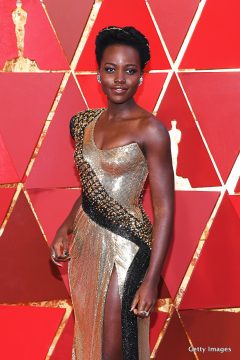 HOLLYWOOD, CA - MARCH 04:  Lupita Nyong'o attends the 90th Annual Academy Awards at Hollywood & Highland Center on March 4, 2018 in Hollywood, California.  (Photo by Kevork Djansezian/Getty Images)