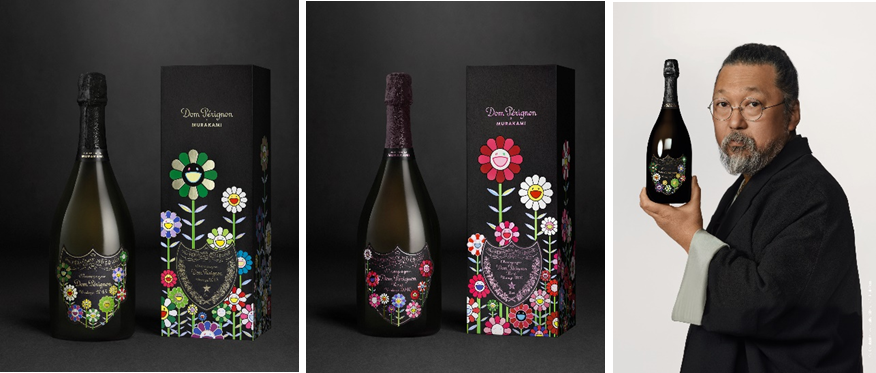 Dom Pérignon ドンペリニヨン　村上隆　限定 伝統と革新の融合 ドン ペリニヨン × 村上隆 限定エディション10月1日