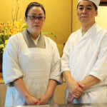 『料理屋 大三』店主 橋田大三氏、女将 橋田和江氏