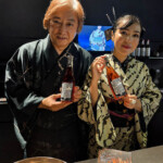着物デザイナー 斉藤上太郎氏とNuméro Neuf代表取締役 崎濱カオリ氏